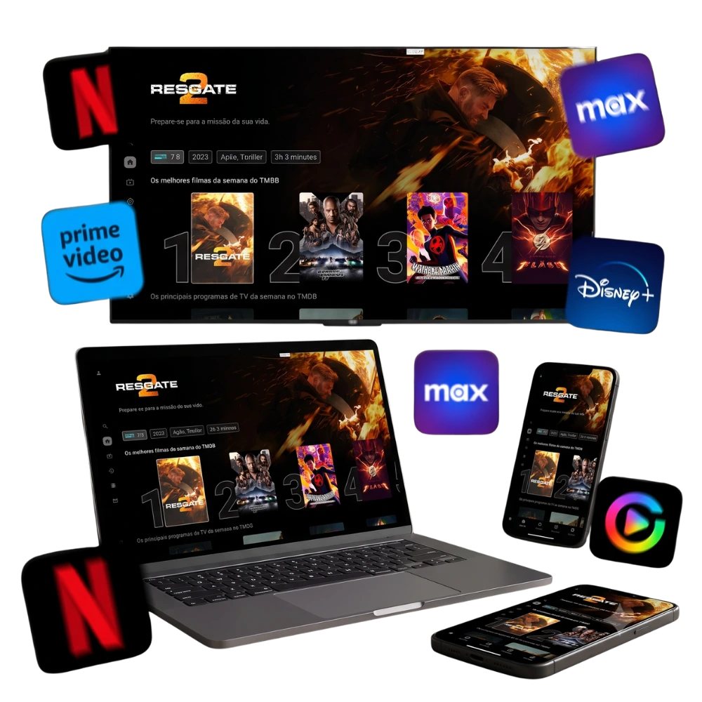 Painel de gerenciamento e super aplicativo em funcionamento